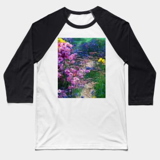 Flowers by a river Baseball T-Shirt